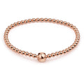 Kugelarmband „Rosé Focal“ – rosévergoldetem 925er Silber