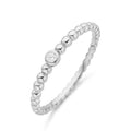 Kugelring „Icy Tiny Sparkle“ – rhodiniertem 925er Sterling Silber