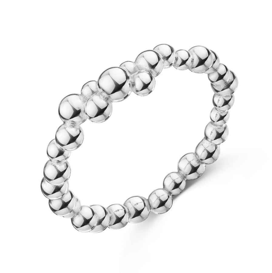 Kugelring „Lunar Spherique“ – aus rhodiniertem 925 Sterling Silber