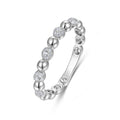 Kugelring „Orbital Shine“ – Hochglanz-Rhodiniert aus 925 Sterling Silber