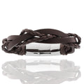 Lederarmband „Iron Knot“