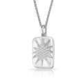 Medaillon „Arctic Stella“ – aus rhodiniertem 925er Sterling Silber