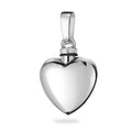 Memorial-Herzanhänger „Sanctuary Heart“ – Befüllbare Urne aus 925er Silber