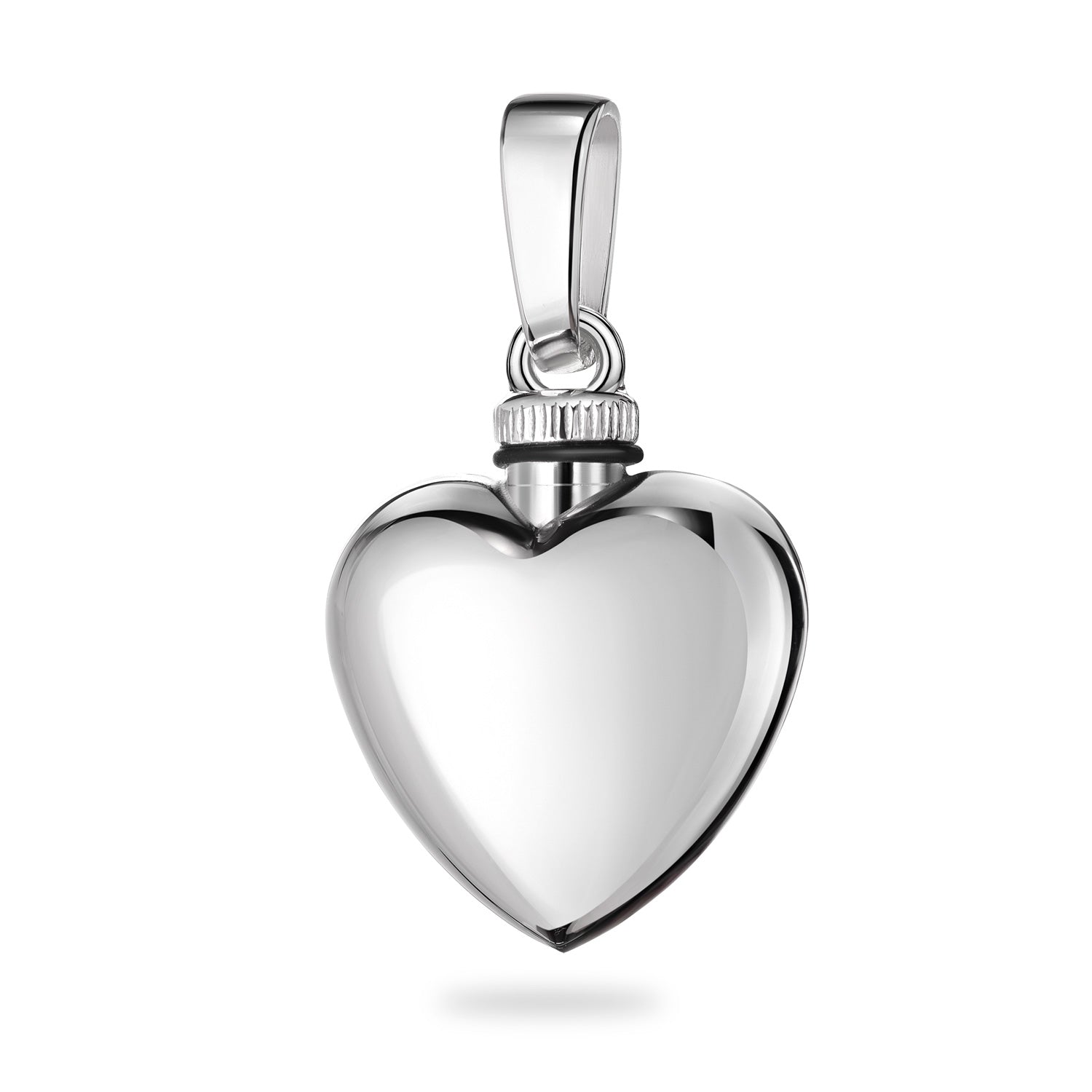 Memorial-Herzanhänger „Sanctuary Heart“ – Befüllbare Urne aus 925er Silber