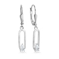 Ohrhänger „Arctic Drop“ – aus rhodiniertem 925er Sterling Silber