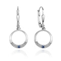 Ohrhänger „Arctic Horizon“ – aus rhodiniertem 925er Sterling Silber