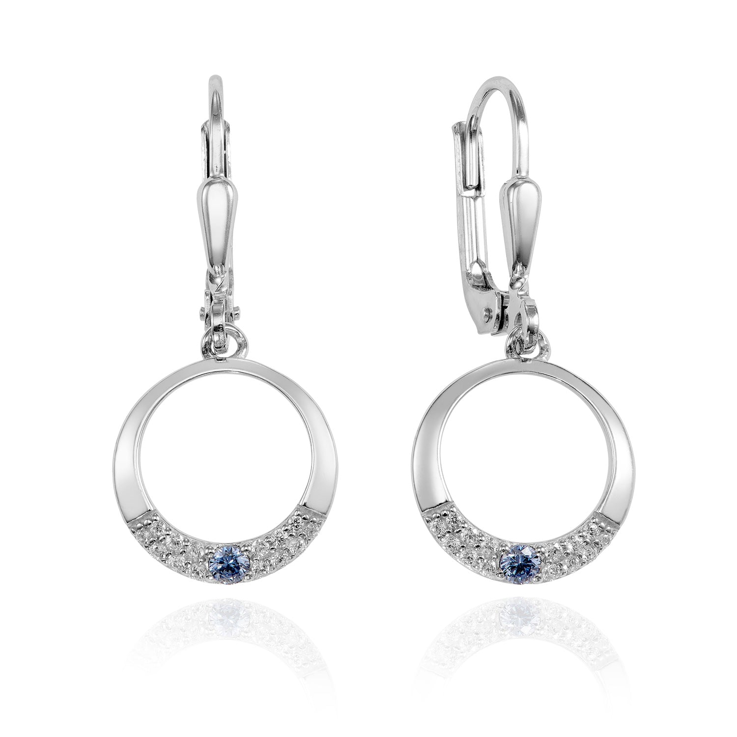 Ohrhänger „Arctic Horizon“ – aus rhodiniertem 925er Sterling Silber