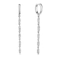 Ohrhänger „Arctic Linear“ – aus rhodiniertem 925er Sterling Silber