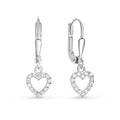 Ohrhänger „Arctic Radiant“ – aus rhodiniertem 925er Sterling Silber