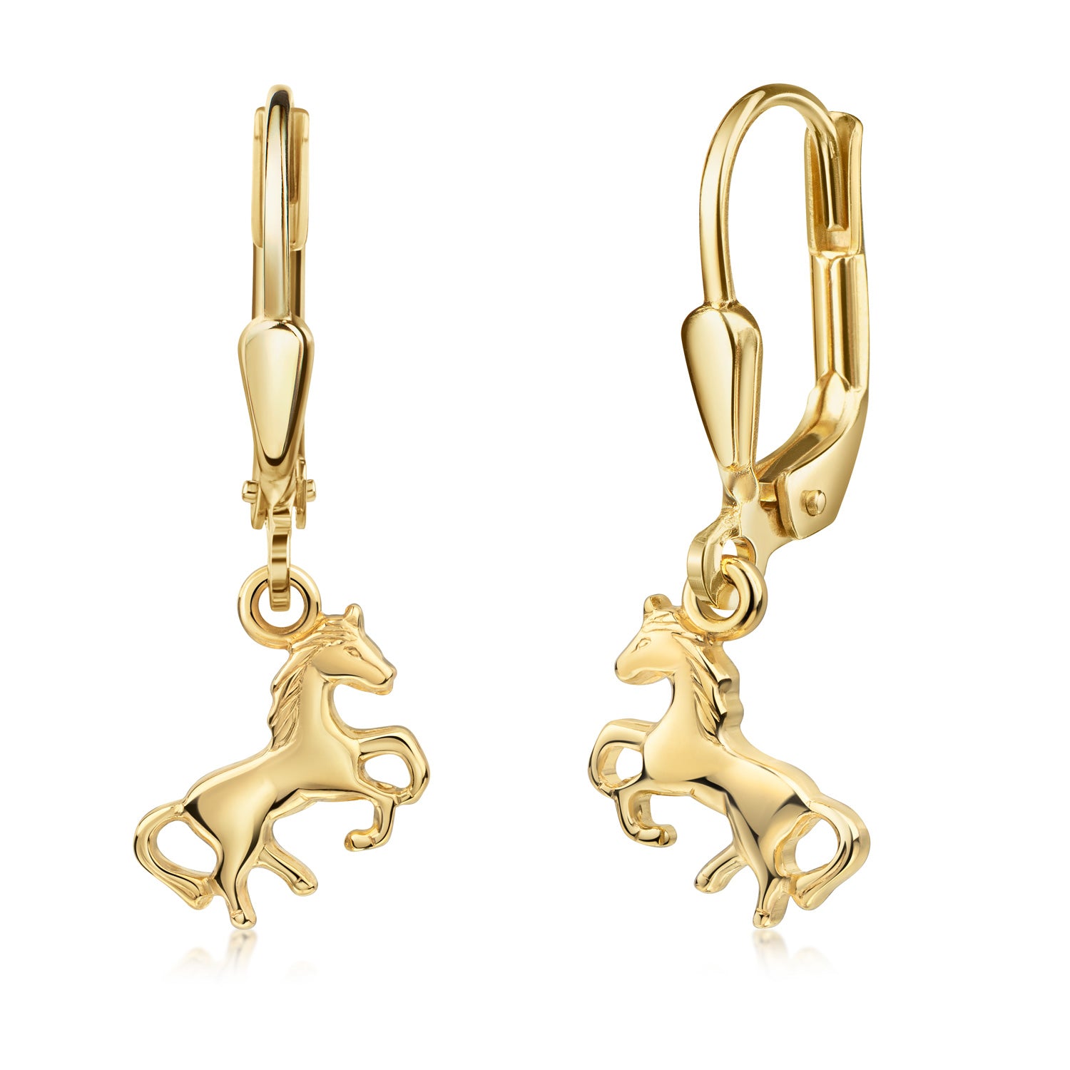 Ohrhänger „Equus Spirit“ – aus vergoldetem 925er Sterling Silber