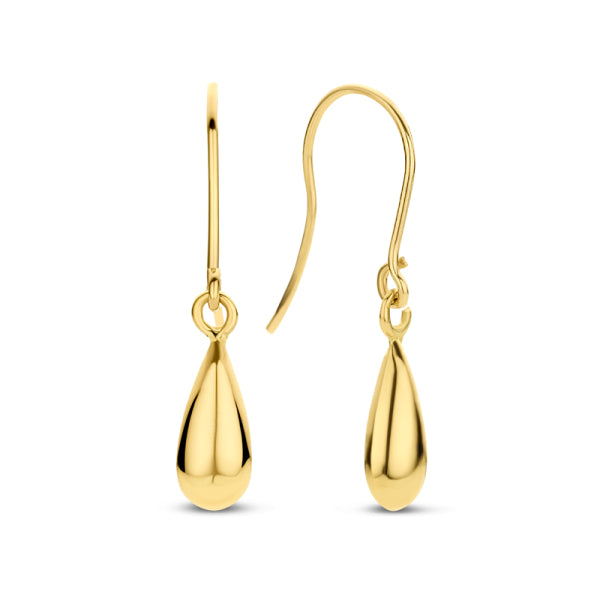 Ohrhänger „Flowing Drop“ – 14Kt Gold