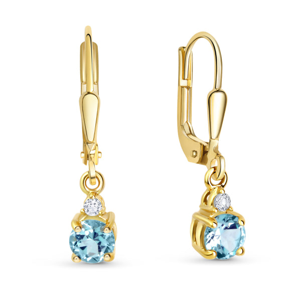 Ohrhänger „Heavenly Glow“ – 8Kt Gelbgold