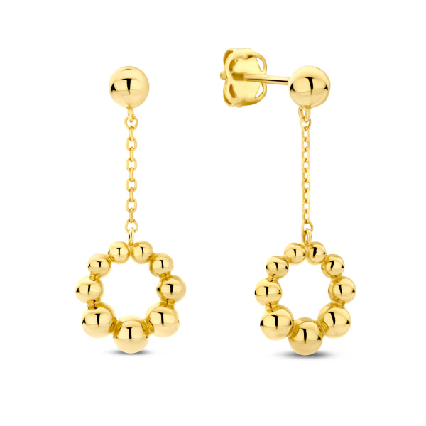 Ohrhänger „Orbital Grace“ – 14Kt Gelbgold