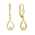 Ohrhänger „Pure Drop“ – 8Kt Gold