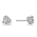 Ohrstecker „Arctic Infinity“ – aus rhodiniertem 925er Sterling Silber