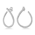 Ohrstecker „Arctic Nebula“ – Diamond Glitter Finish in 925er Sterling Silber