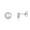 Ohrstecker „Arctic Orbit“ – aus rhodiniertem 925er Silber