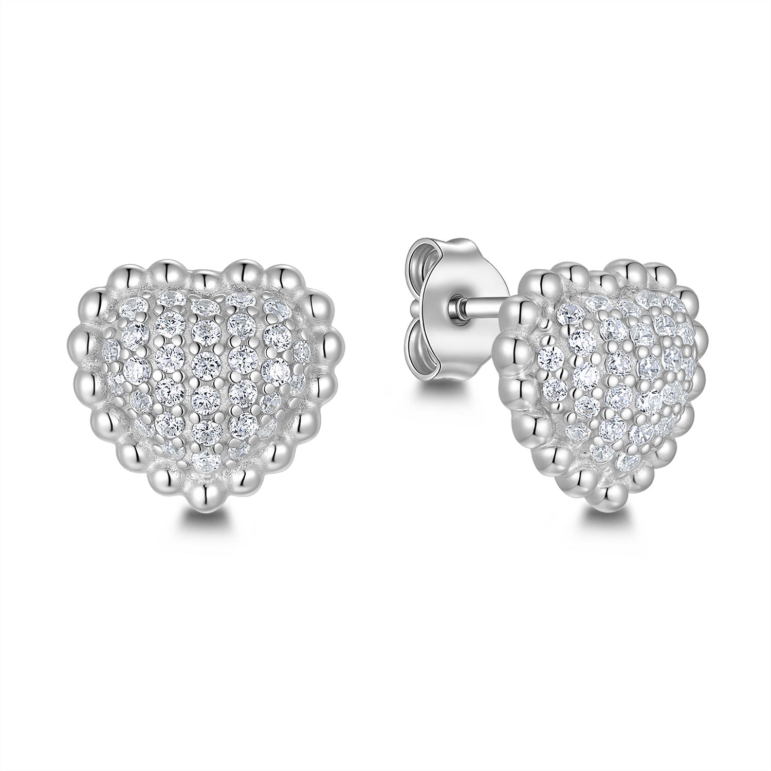 Ohrstecker „Arctic Radiance“ – aus rhodiniertem 925er Sterling Silber