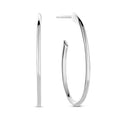 Ohrstecker „Arctic Sleek“ – Rhodiniertes 925er Sterling Silber