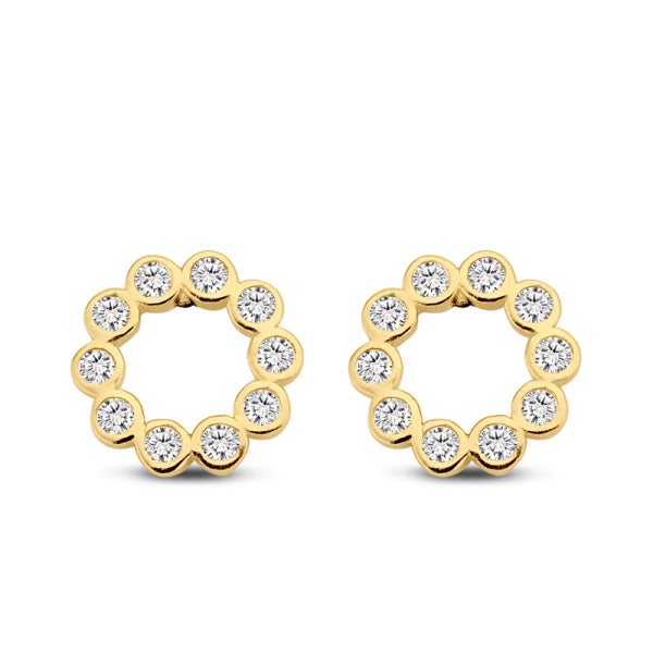 Ohrstecker „Aura Infinity“ – 14Kt Gold