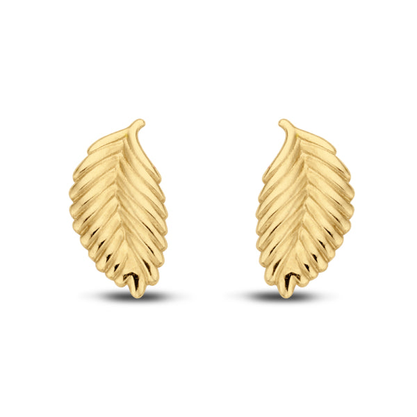 Ohrstecker „Aura Plume“ – 14Kt Gold