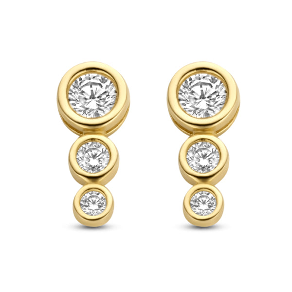Ohrstecker „Celestial Cascade“ – 14Kt Gold