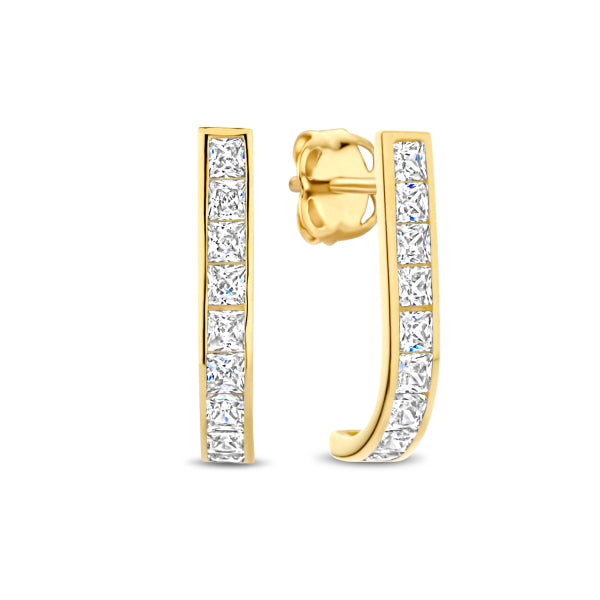 Ohrstecker „Crystal Skyline“ - 14Kt Gold