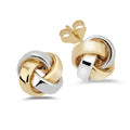 Ohrstecker „Duo Gloss“ – 14Kt Bicolor