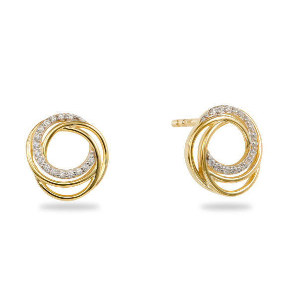 Ohrstecker „Eternal Bond“ – 8Kt Gold