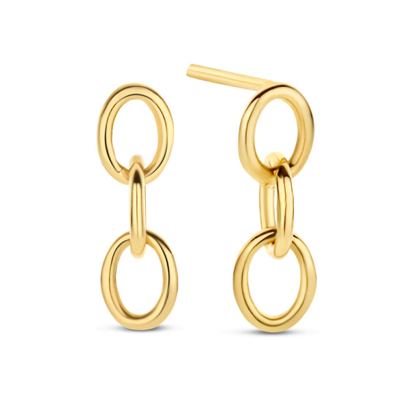 Ohrstecker „Glistening Link“ – 14Kt Gold