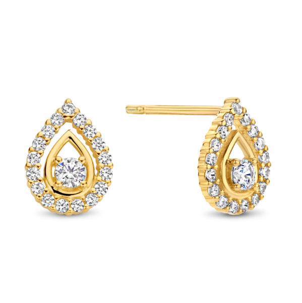 Ohrstecker „Golden Tear“ – 14Kt Gold