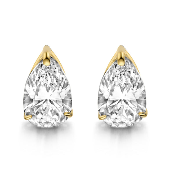 Ohrstecker „Grand Teardrop“ – 14Kt Gold