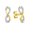 Ohrstecker „Infinity Bond“ – 8Kt Gold