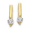Ohrstecker „Linear Shine“ – 14Kt Gold