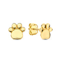 Ohrstecker „Lucky Paws“ – 14Kt Gelbgold
