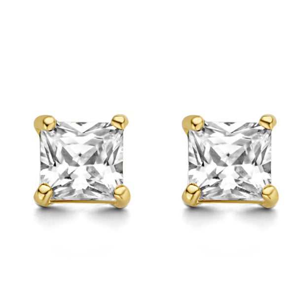 Ohrstecker „Modern Edge“ – 14Kt Gold
