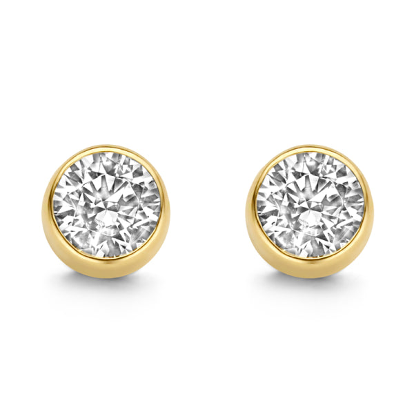 Ohrstecker „Modern Orbit“ – 14Kt Gold