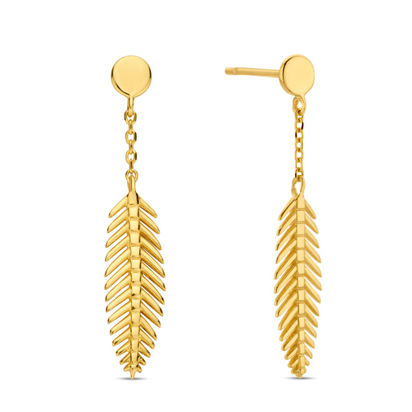 Ohrstecker „Nature's Breath“ – 14Kt Gold