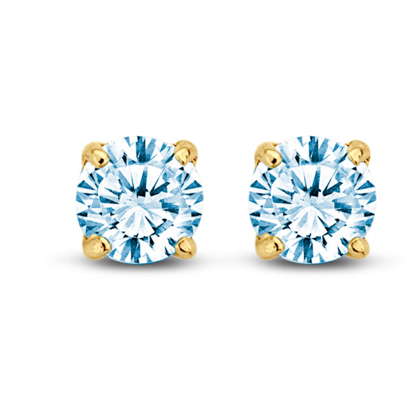 Ohrstecker „Ocean Sparkle“ – 14Kt Gold