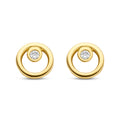 Ohrstecker „Pure Circle“ – 14Kt Gold