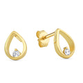 Ohrstecker „Pure Drop“ – 333er Gelbgold