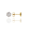 Ohrstecker „Royal Cluster“ – 18Kt Gelbgold