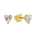 Ohrstecker „Sweetheart Solitaire“ – 14Kt Gold