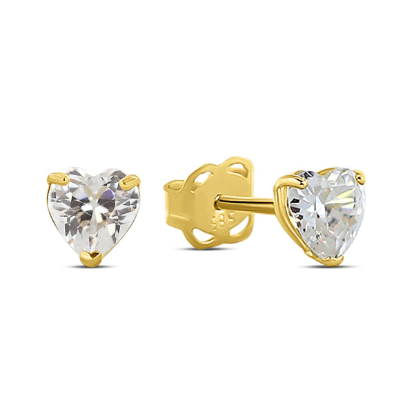 Ohrstecker „Sweetheart Solitaire“ – 14Kt Gold