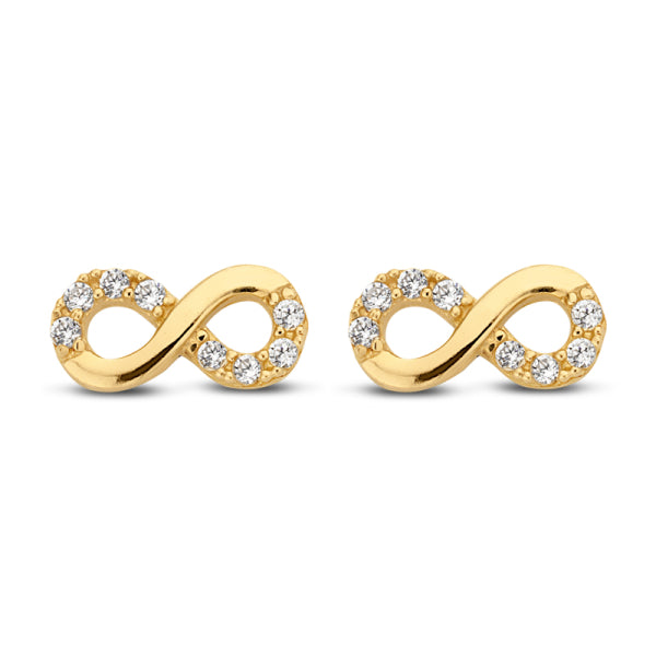 Ohrstecker „Timeless Infinity“ – 14Kt Gold