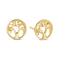 Ohrstecker „Tree of Life“ – 14Kt Gold