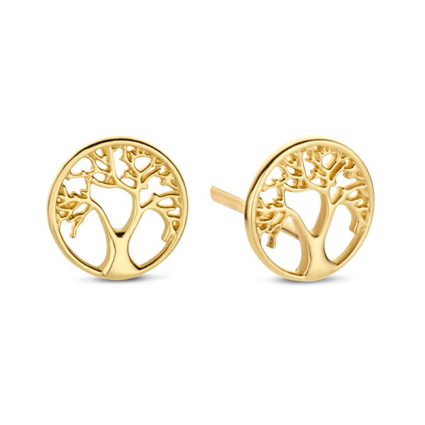 Ohrstecker „Tree of Life“ – 14Kt Gold
