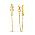 Ohrstecker „Velocity“ – 8Kt Gold