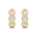 Ohrstecker „Vertical Triad“ – 14Kt Gold