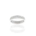 Pavé-Ring „Luminous Path“ – 760er Weißgold mit 0,89 ct Diamanten
